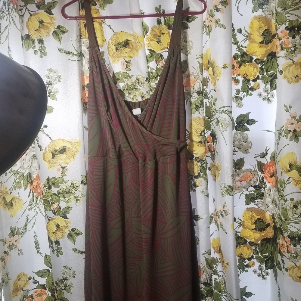 Torrid Size 1 Olive Green Dress